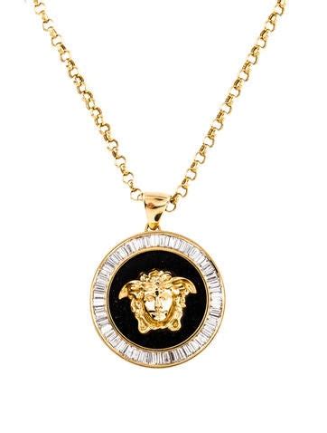 chaîne versace or 18k|versace necklace.